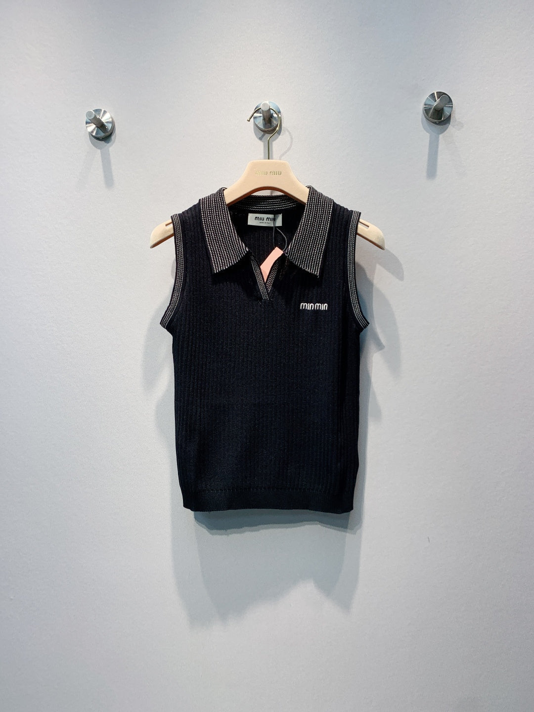 MiuMiu 2026 Knit Vest Wool 400348