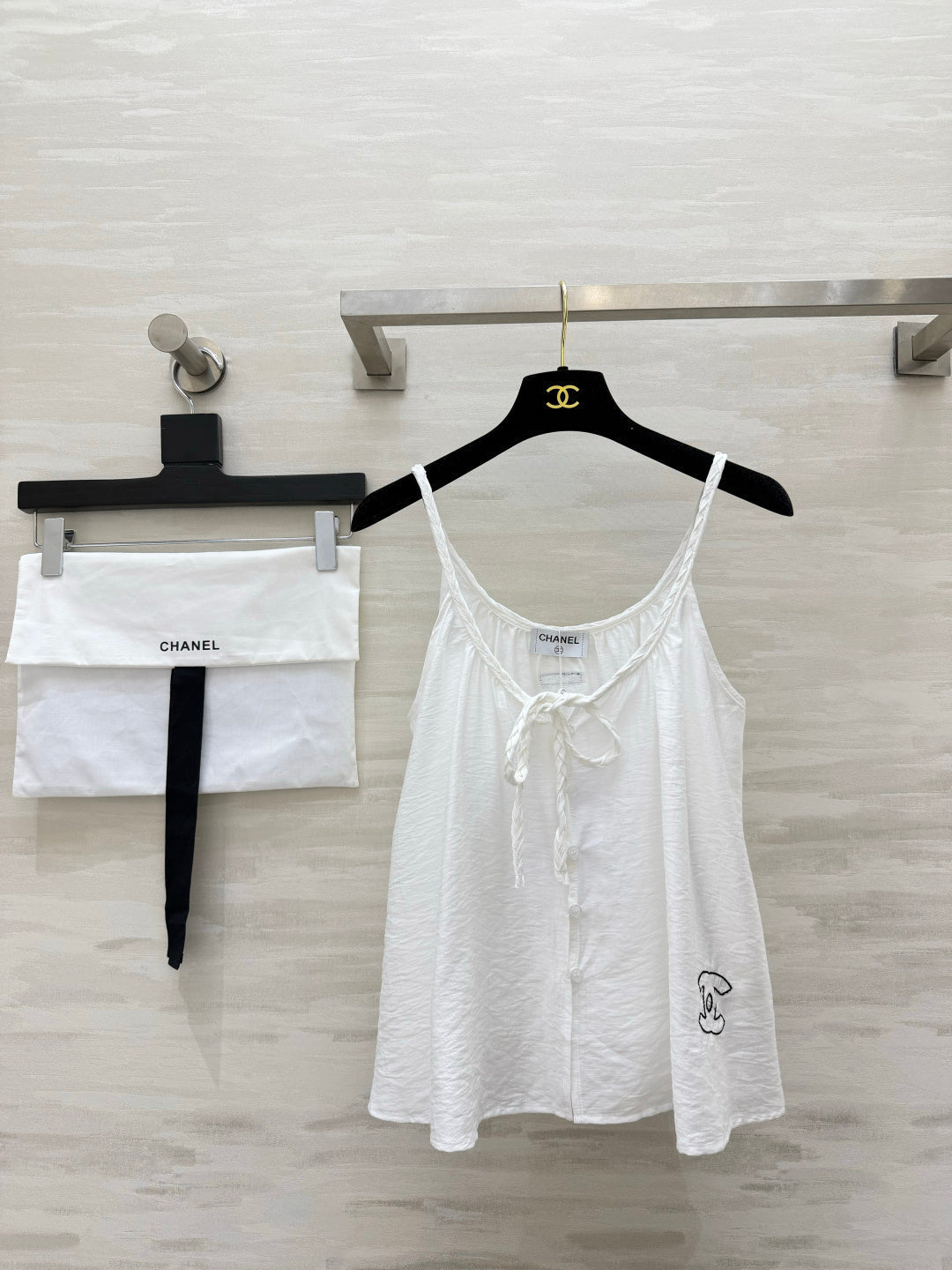 Chanel 2026 Long Pants and Tank Top Set Cotton 402473