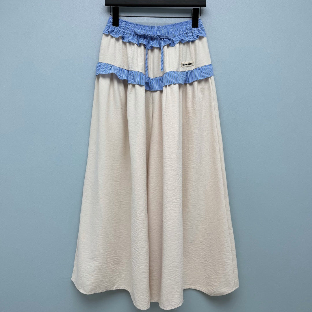 Miumiu 2026 Striped Trouser Polyester Nylon 420371