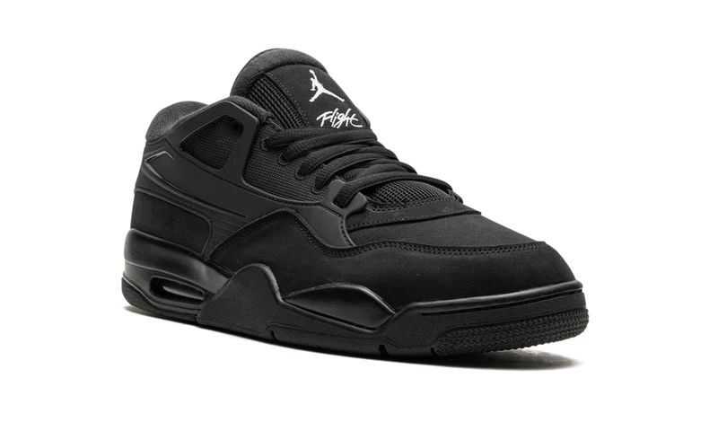 Nike Air Jordan 4 Black Suede Leather