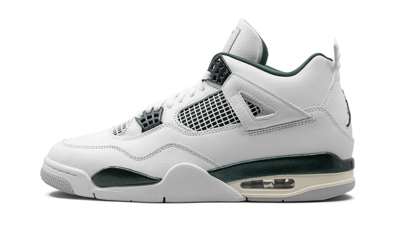Nike Air Jordan 4 Retro Oxidized Green White Leather