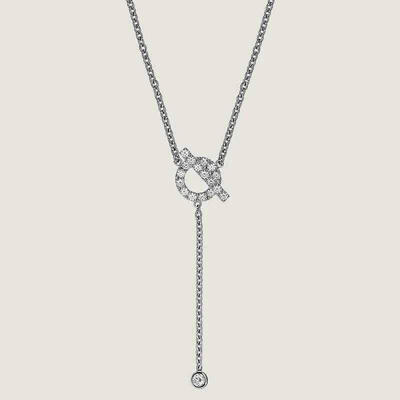 FINESSE SILVER DIAMOND NECKLACE