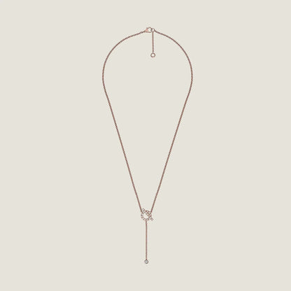 FINESSE PINK GOLD DIAMOND NECKLACE