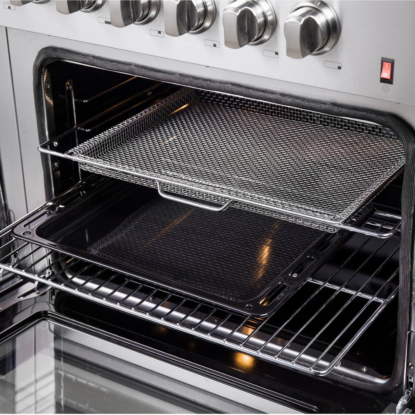 Forno FFSGS6156-60 Pro-Style 60″ Galiano Dual Fuel Gas Range