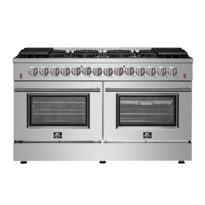 Forno FFSGS6156-60 Pro-Style 60″ Galiano Dual Fuel Gas Range