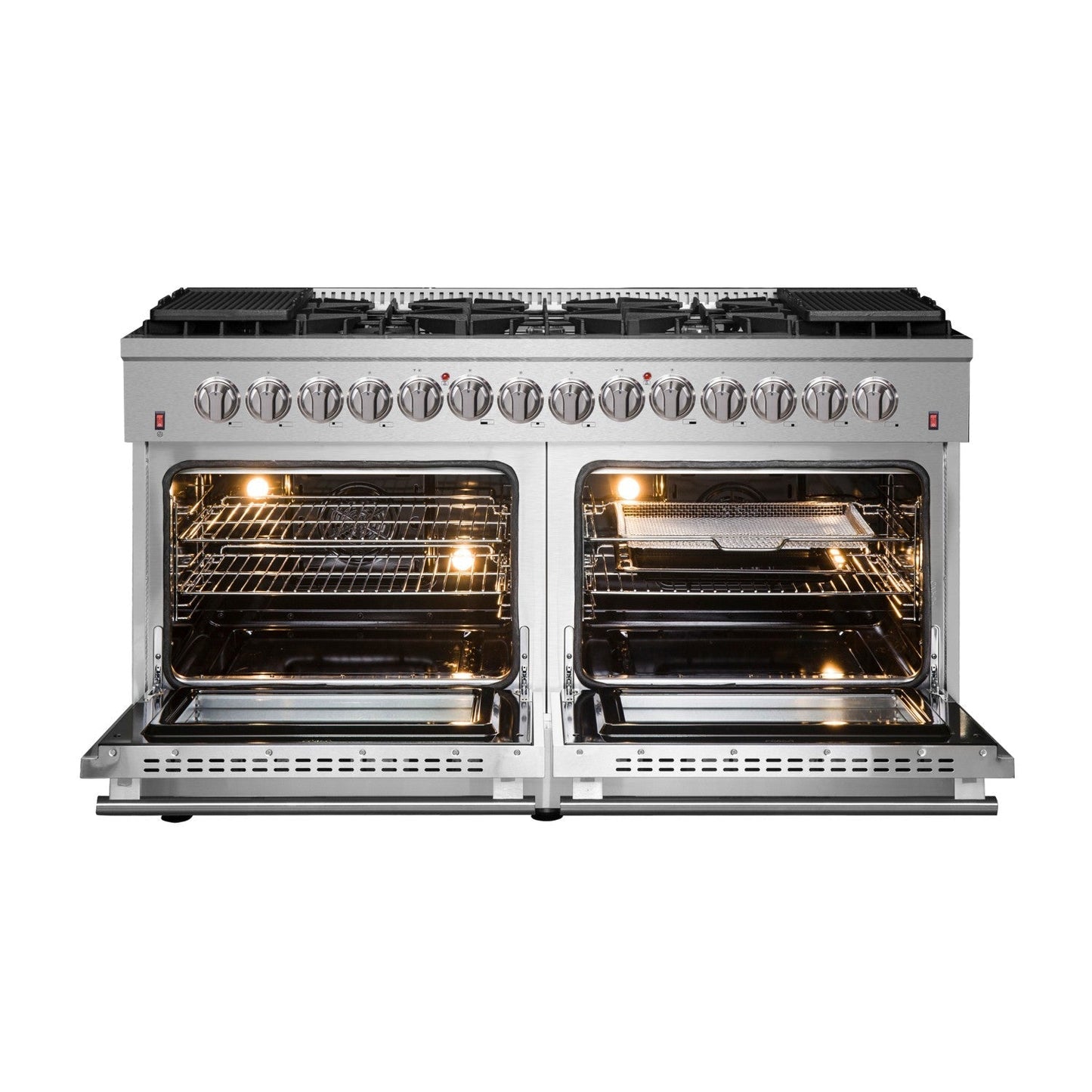 Forno FFSGS6156-60 Pro-Style 60″ Galiano Dual Fuel Gas Range