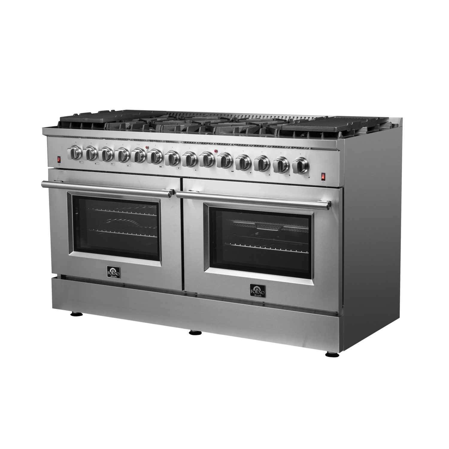 Forno FFSGS6156-60 Pro-Style 60″ Galiano Dual Fuel Gas Range