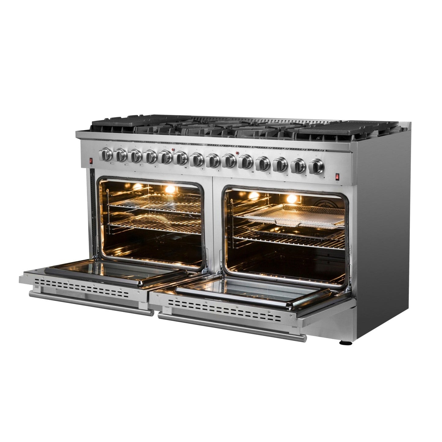 Forno FFSGS6156-60 Pro-Style 60″ Galiano Dual Fuel Gas Range