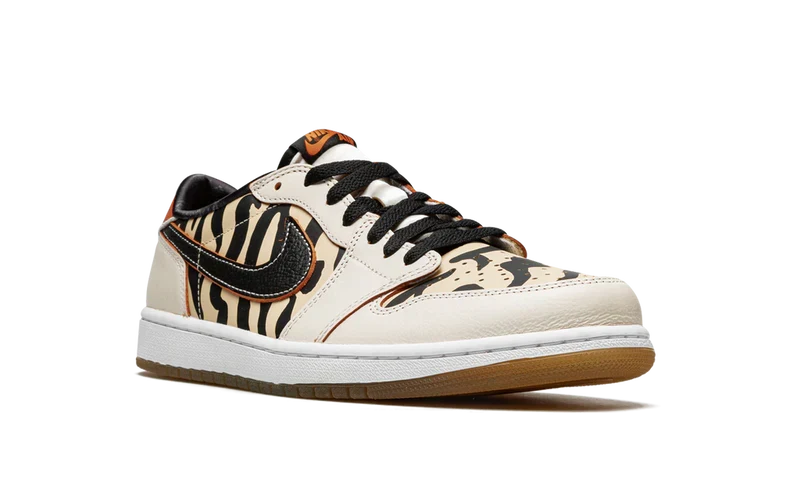 Nike Air Jordan 1 Beige Black Leather