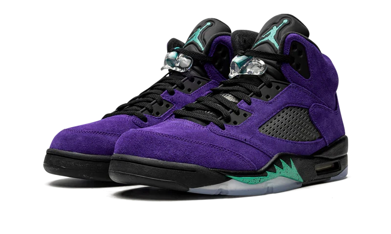 Nike Air Jordan 5 Retro Dark Purple Black Suede