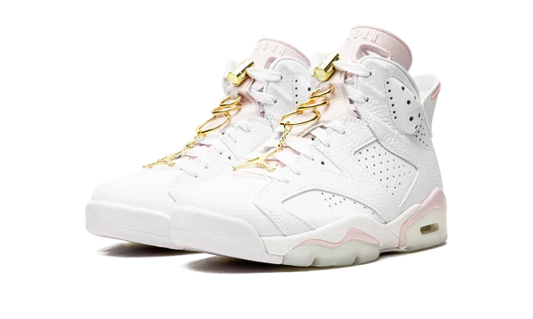 Nike Air Jordan 6 Retro White Pastel Pink Cowhide