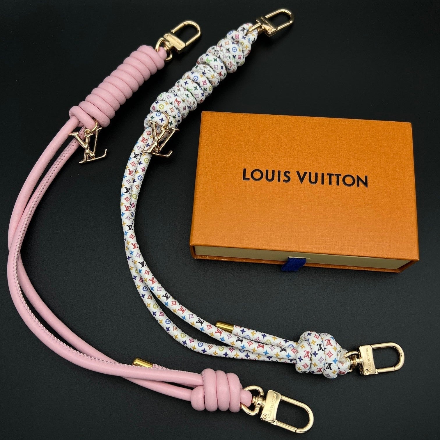 Louis Vuitton Knot LV x TM Bag Charm Leather