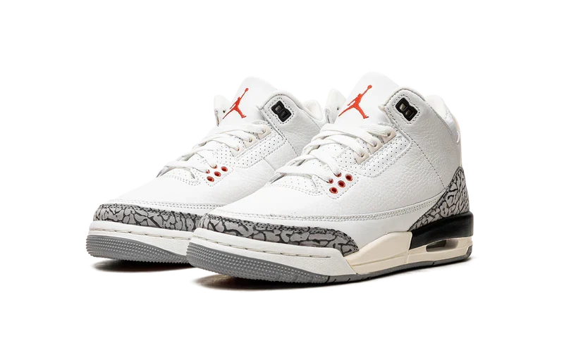 Nike Air Jordan 3 Ivory Gray Cowhide