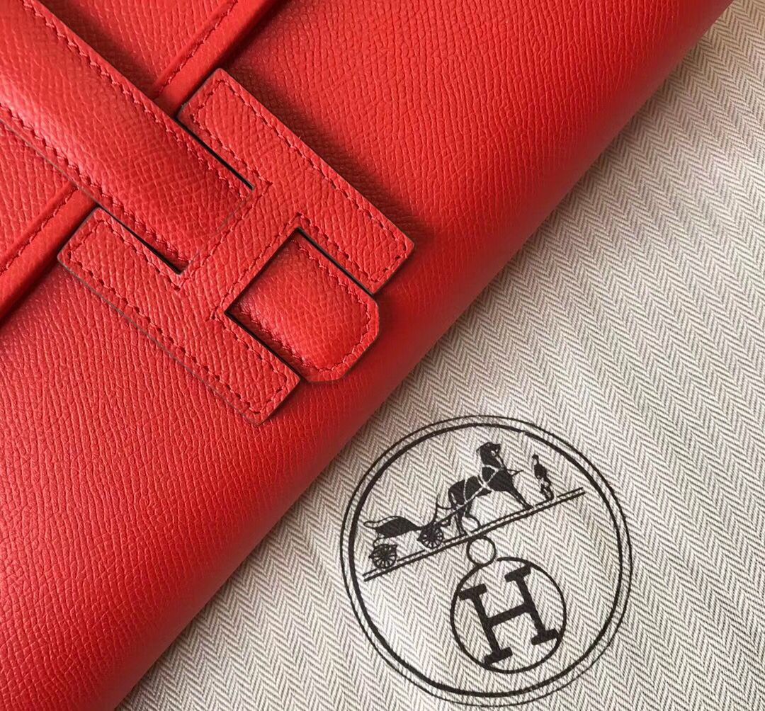 Hermes Jige Elan 29 Clutch Epsom Leather