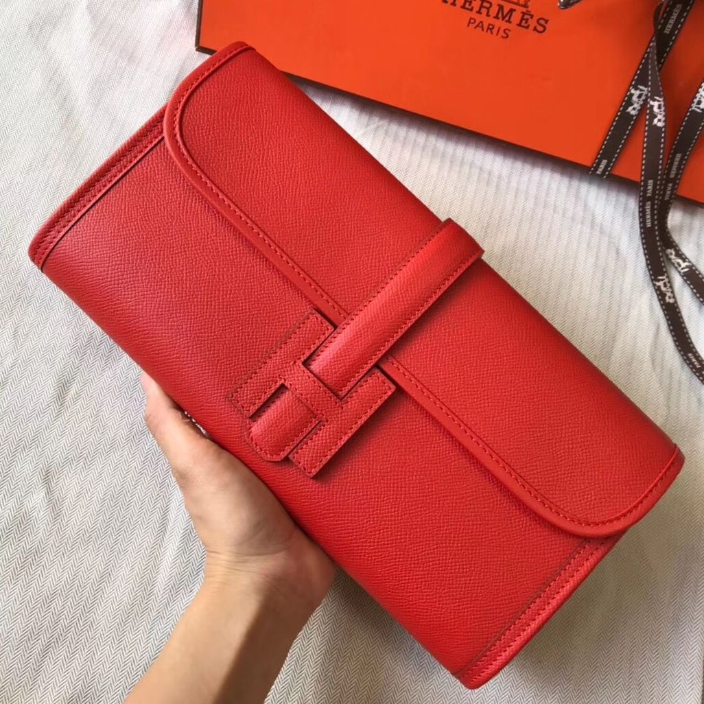 Hermes Jige Elan 29 Clutch Epsom Leather