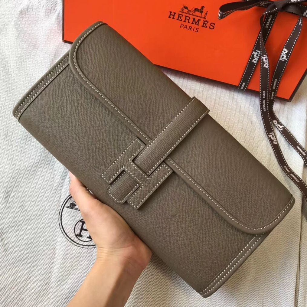 Hermes Jige Elan 29 Clutch Epsom Leather