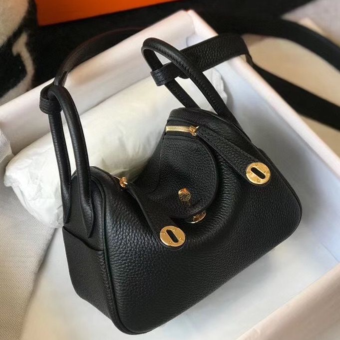 HM Mini Lindy 20cm Clemence Leather