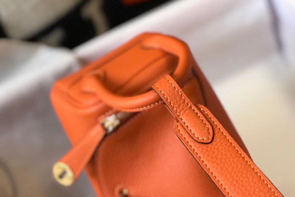 HM Mini Lindy 20cm Clemence Leather