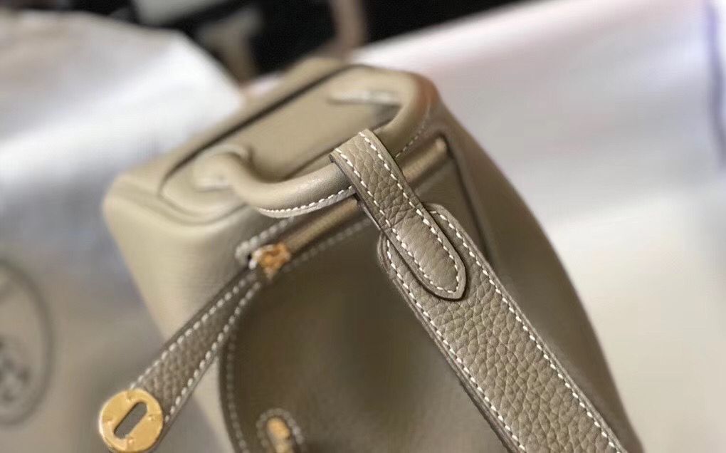 HM Mini Lindy 20cm Tourterelle Clemence Leather