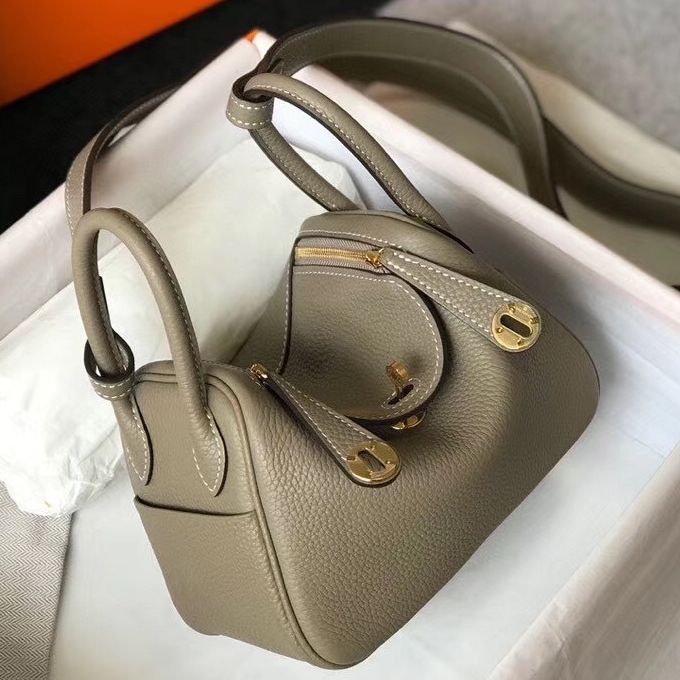 HM Mini Lindy 20cm Clemence Leather