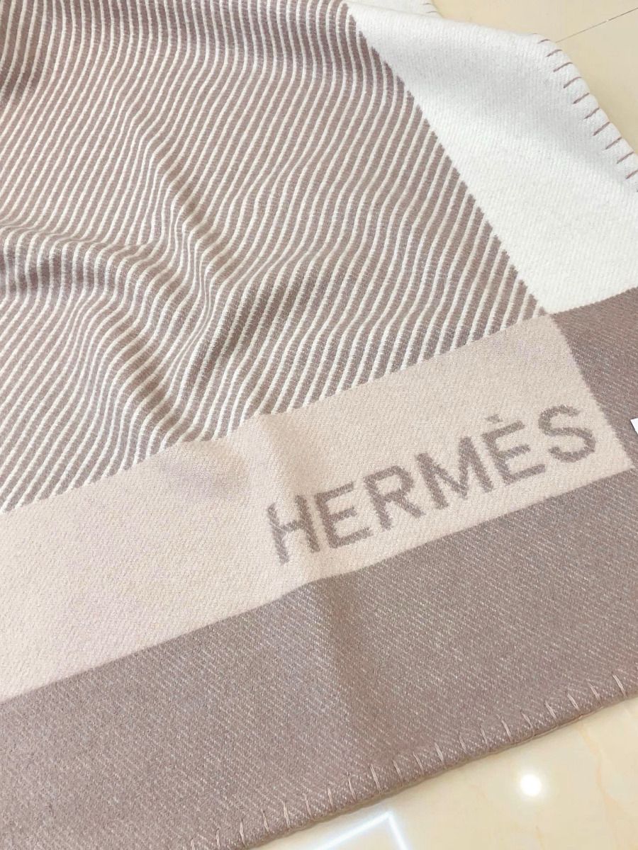 HM Riviera Blanket Beige Wool Cashmere
