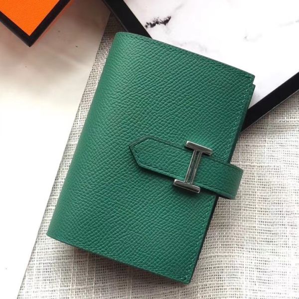 HM Bearn 10cm Mini Wallet In Epsom Leather