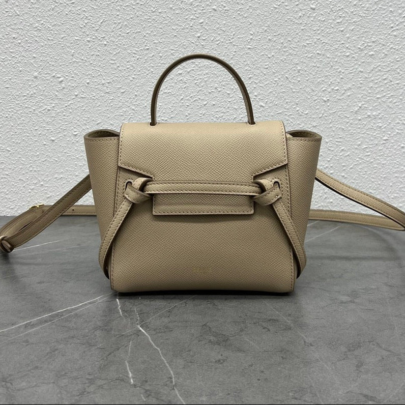 Celine 2026 Pico Belt Bag 16cm Grained Calfskin