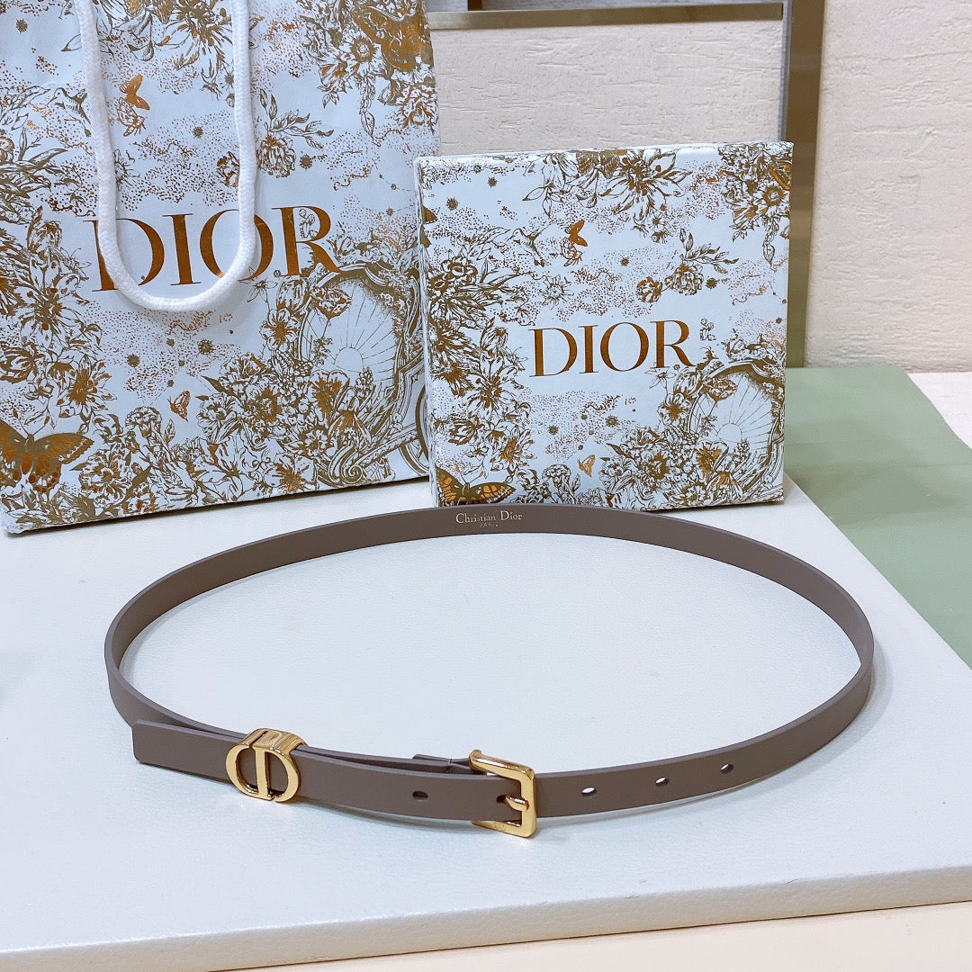 Dior Montaigne Loop Belt 15mm Calfskin 197480