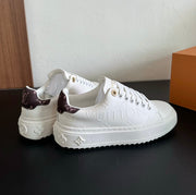 LV Time Out Sneaker White Calfskin