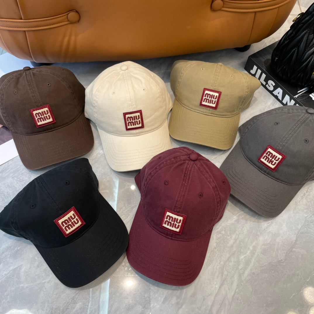 Miumiu Baseball Cap Multicolor Cotton 250071