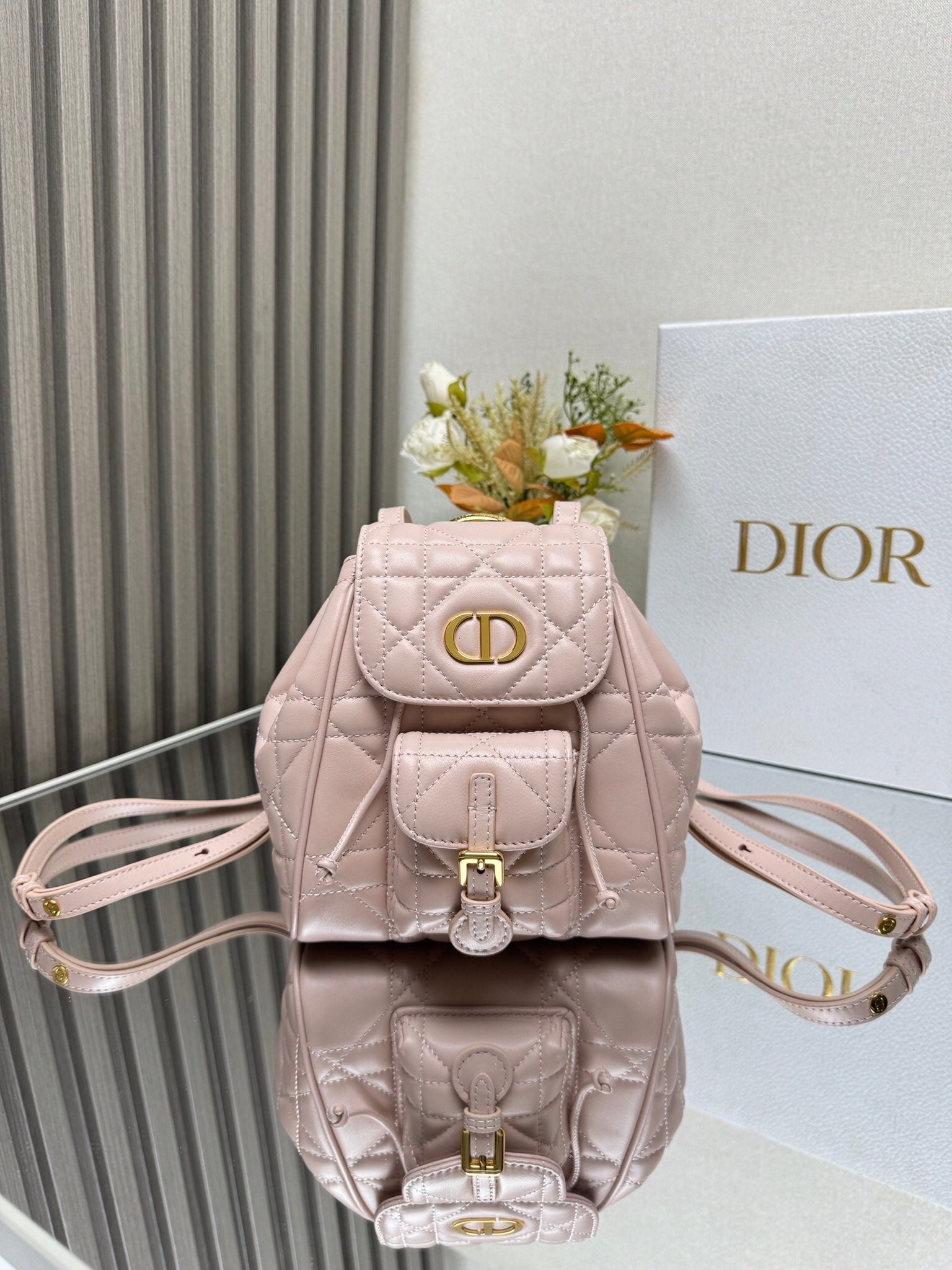 Dior 2026 Caro Backpack Lambskin