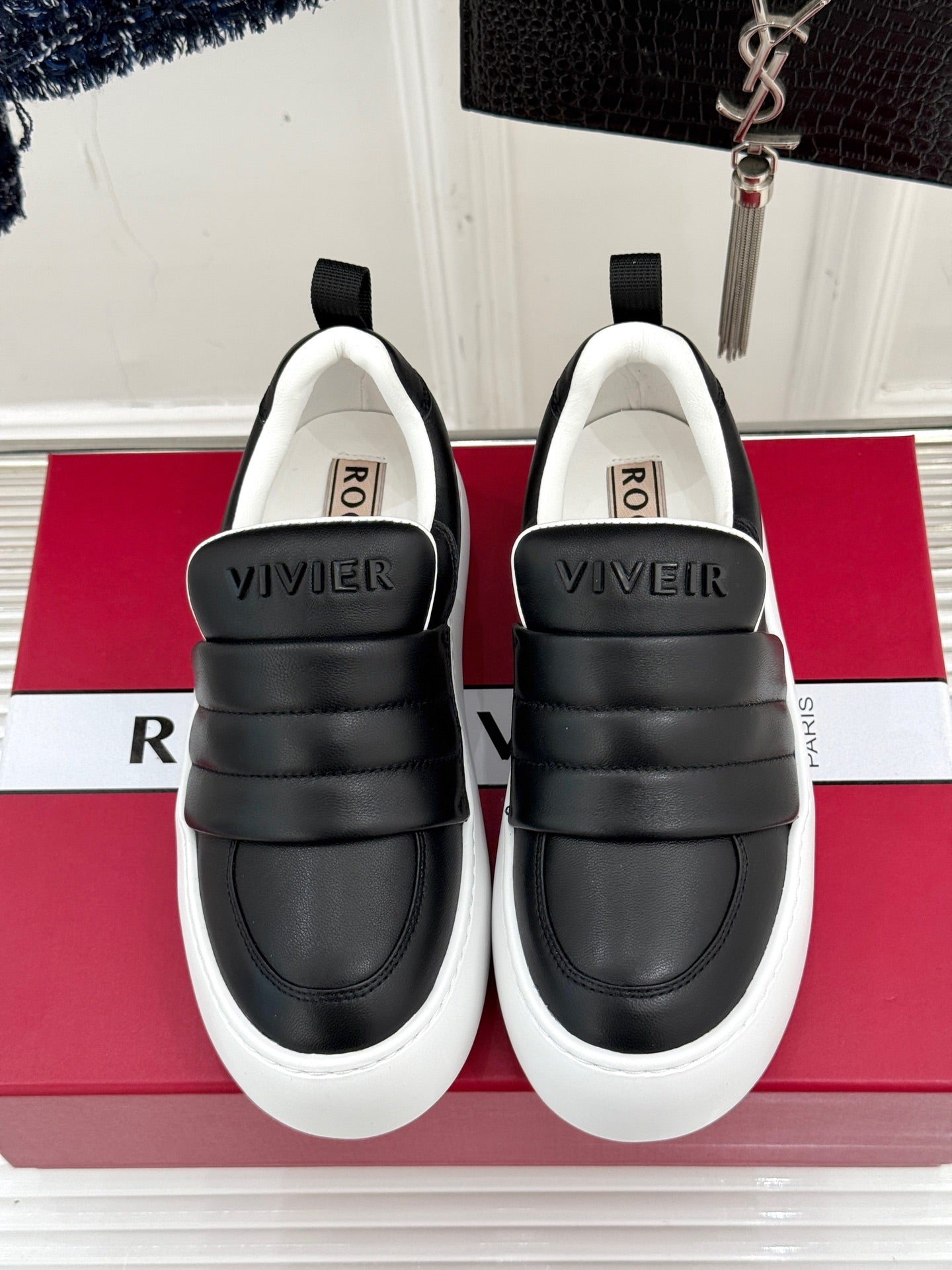 Thick-soled Viv PlatForm Imported Lambskin 189357