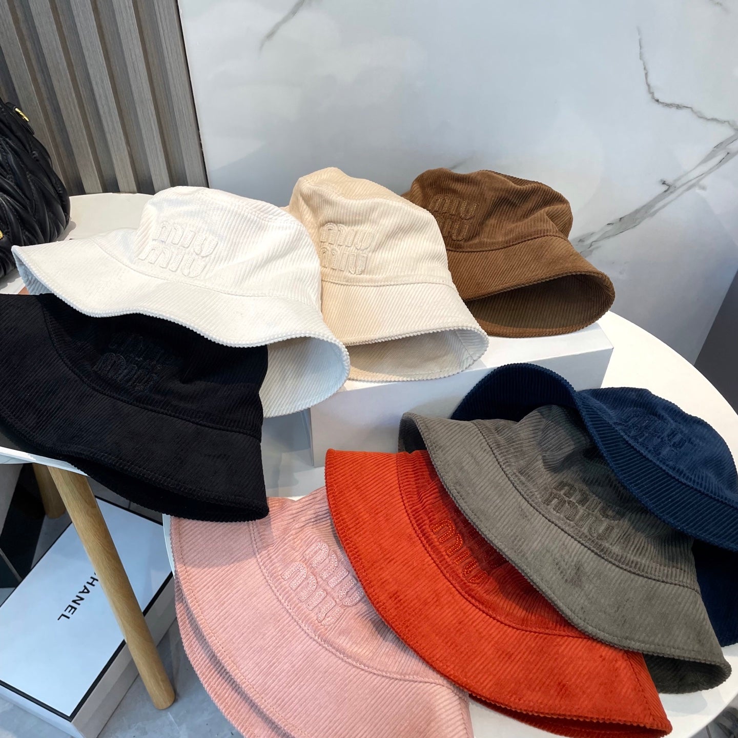 Miumiu Bucket Hat Velvet 297625