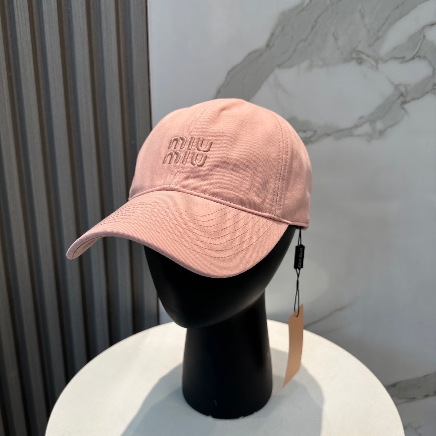 Miumiu Logo Cotton Hat 211745