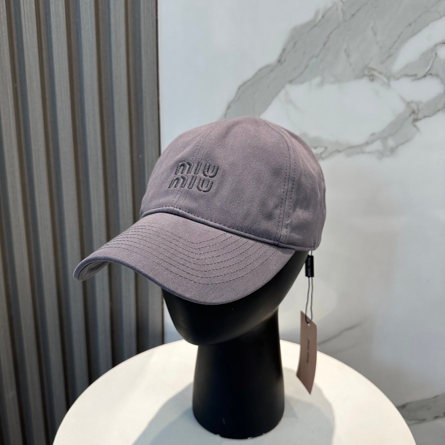 Miumiu Logo Cotton Hat 211745