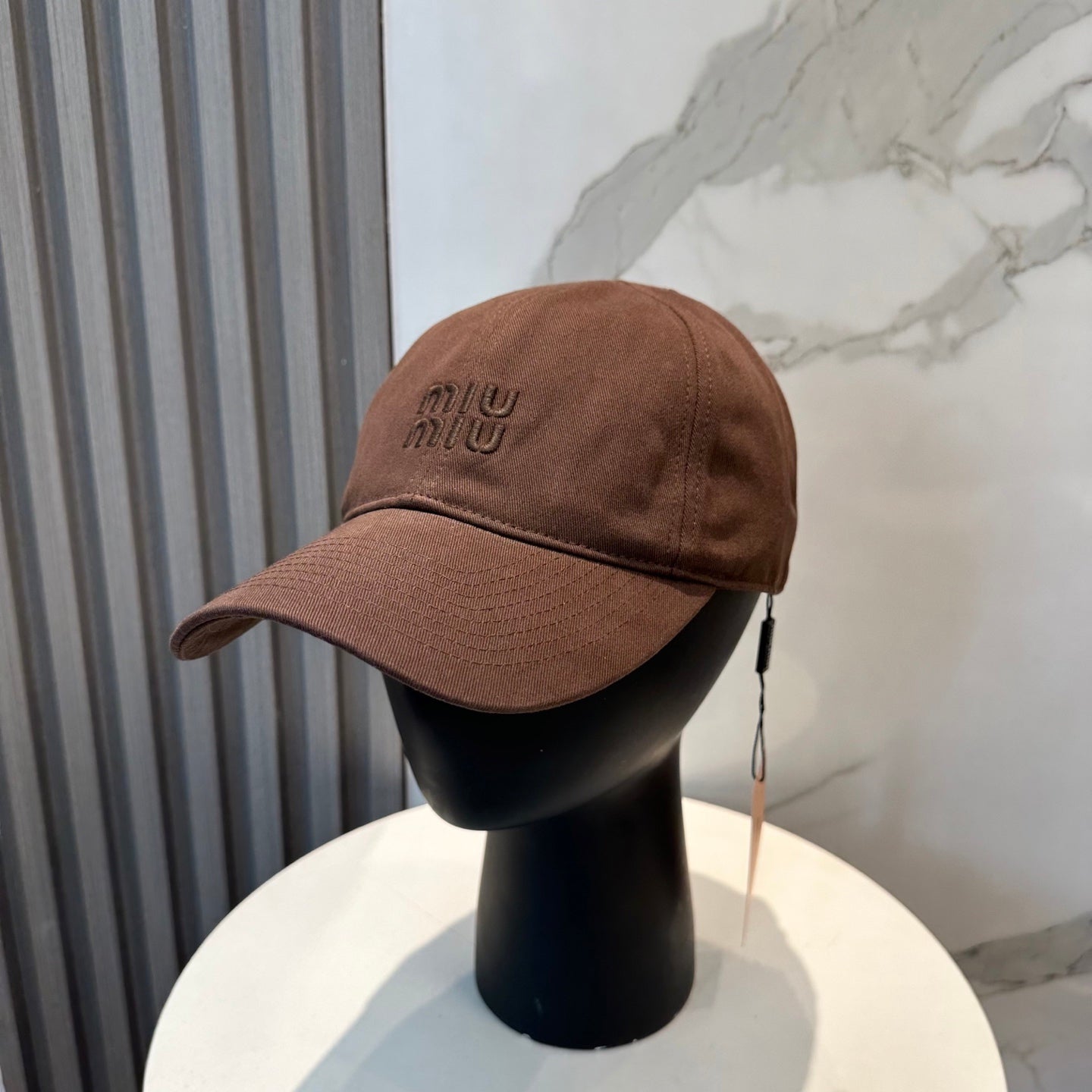 Miumiu Logo Cotton Hat 211745