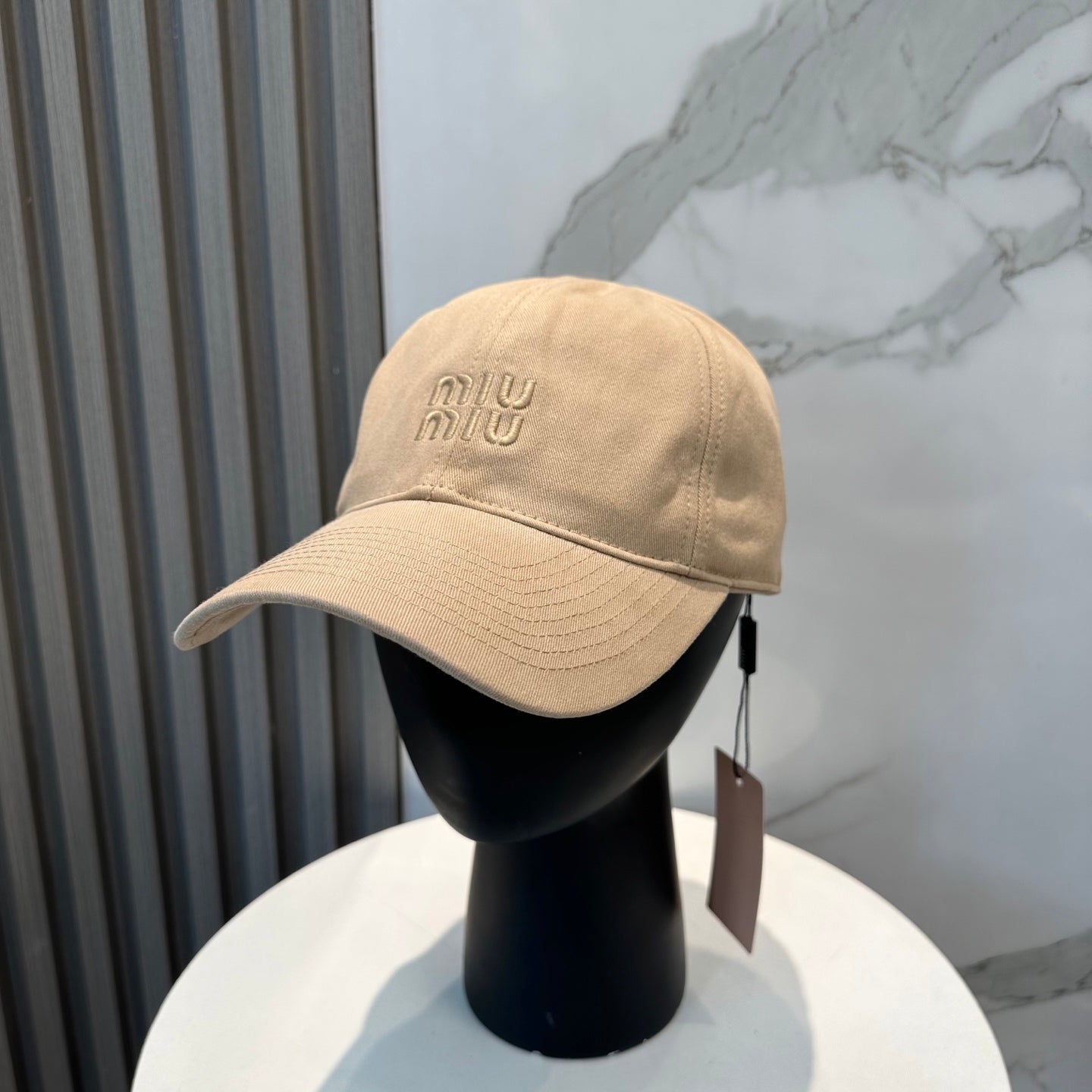 Miumiu Logo Cotton Hat 211745
