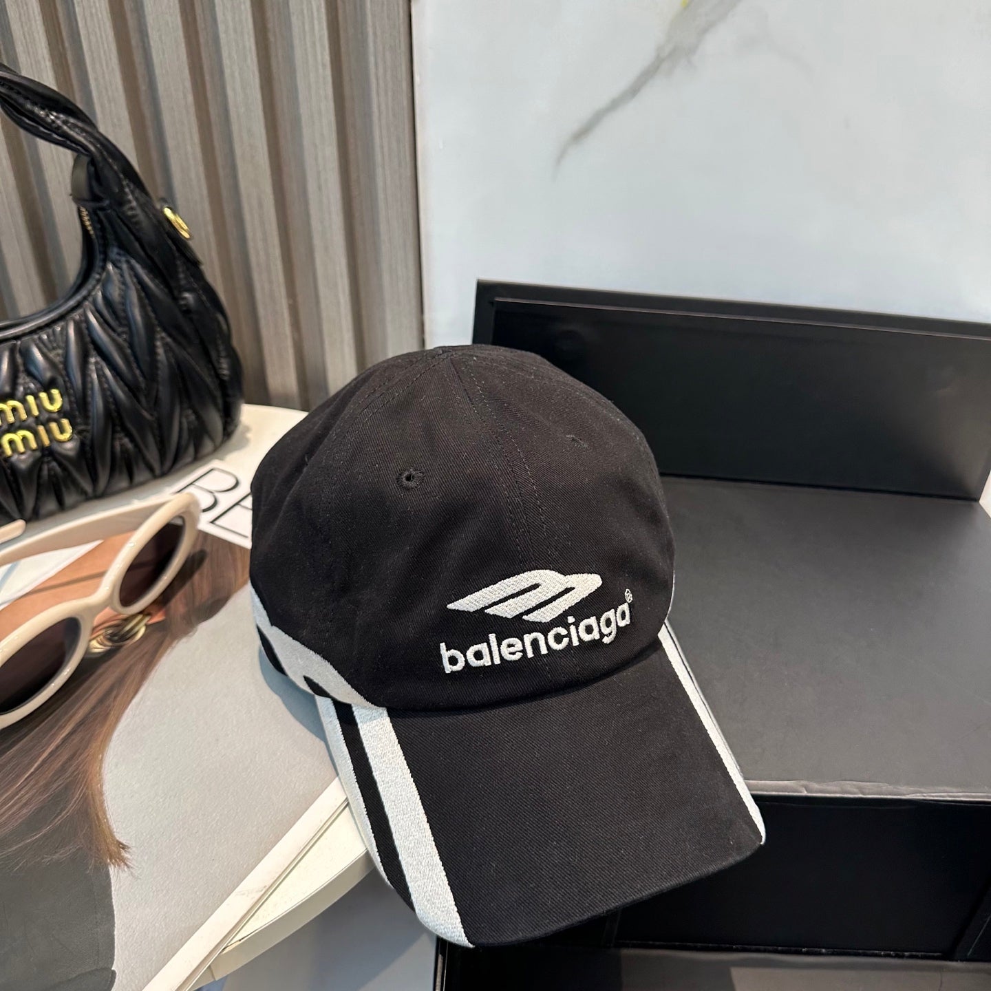 Balenciaga Baseball Cap Cotton 380962