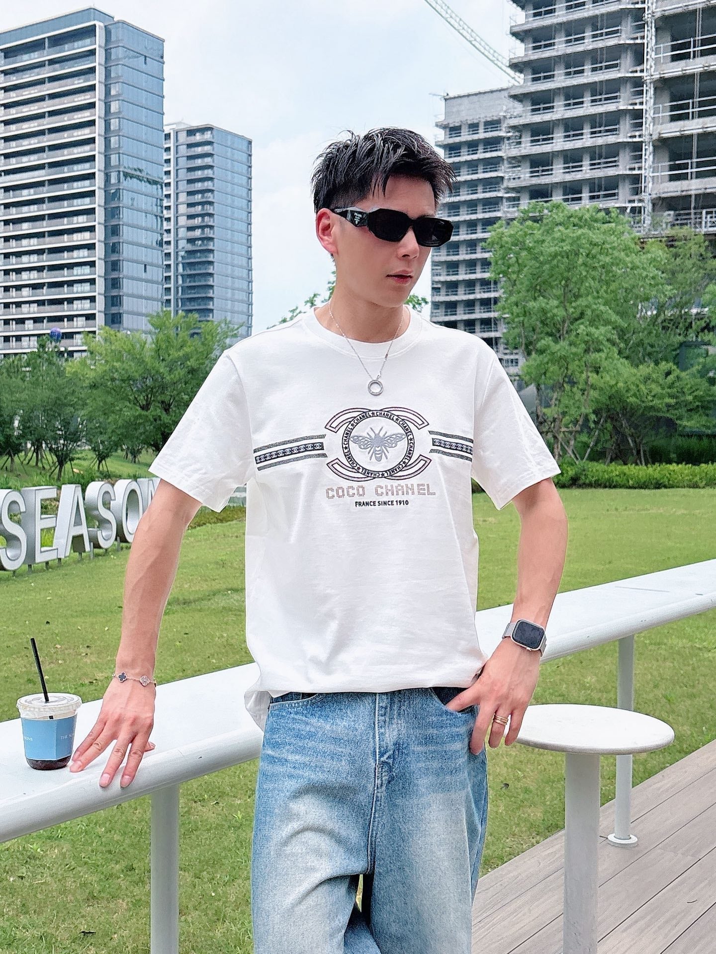 CC 2026 Men's Casual Short-Sleeve T-Shirt Fabric 419230