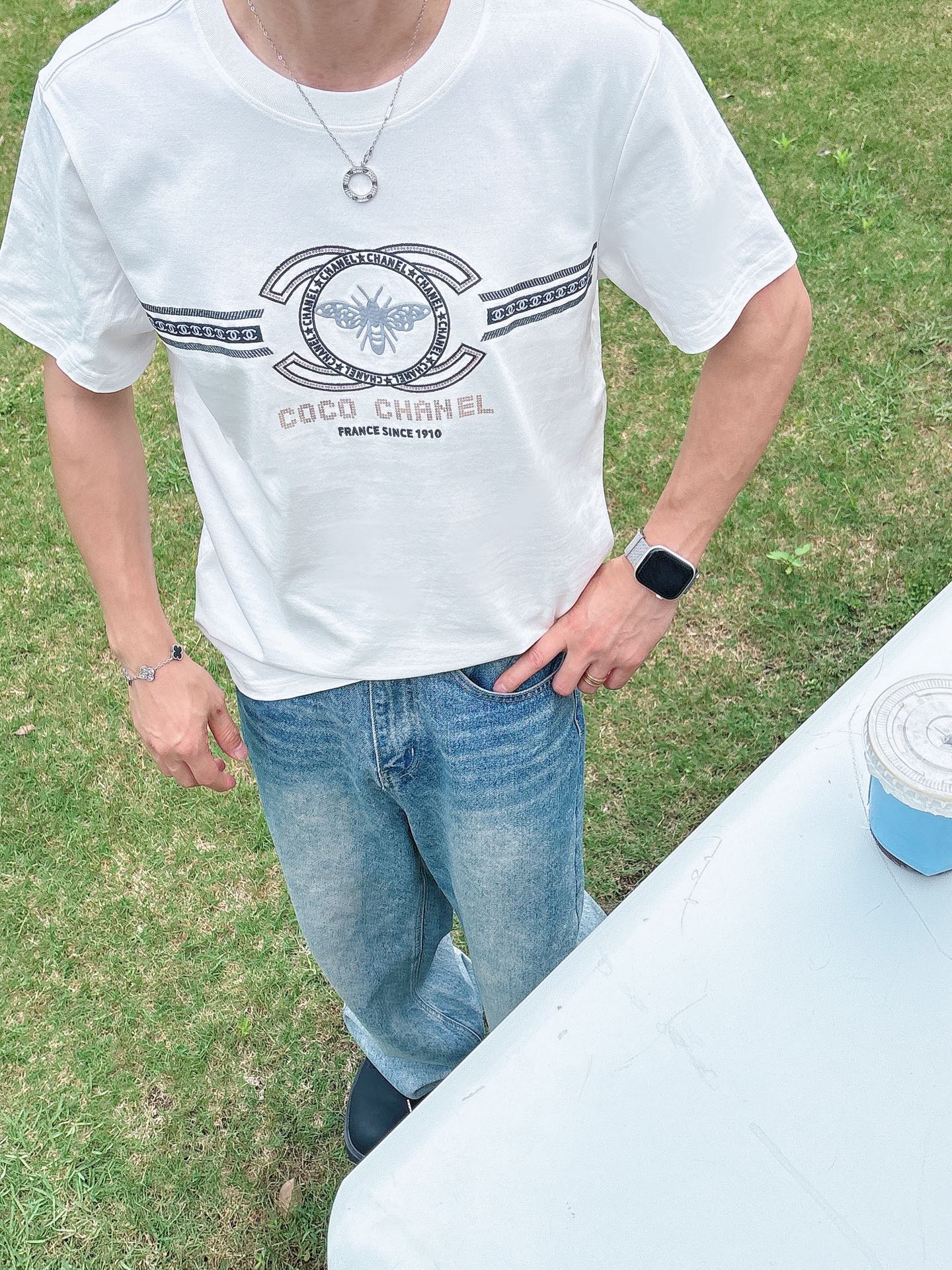 CC 2026 Men's Casual Short-Sleeve T-Shirt Fabric 419230