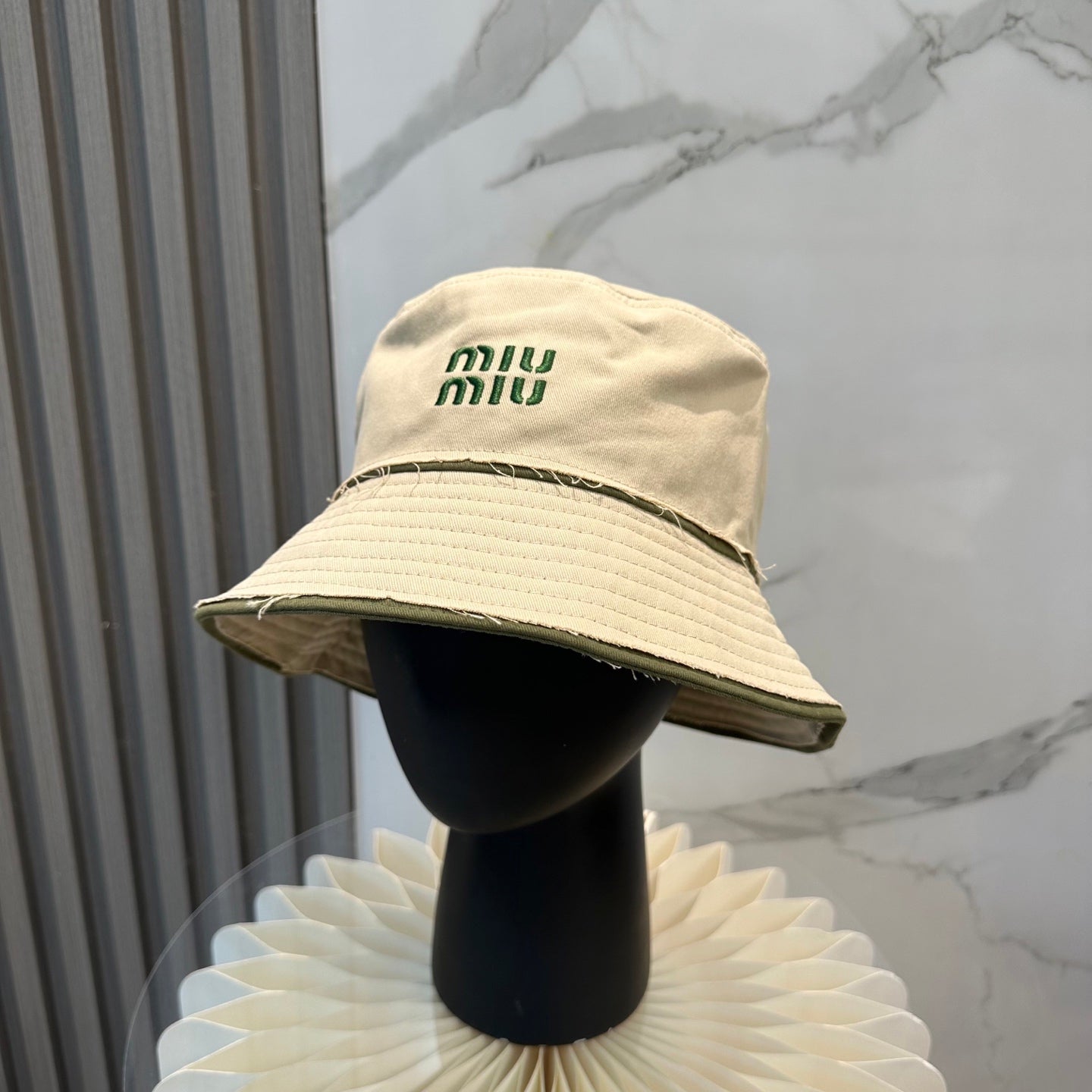 Miumiu Bucket Hat Cotton 291884