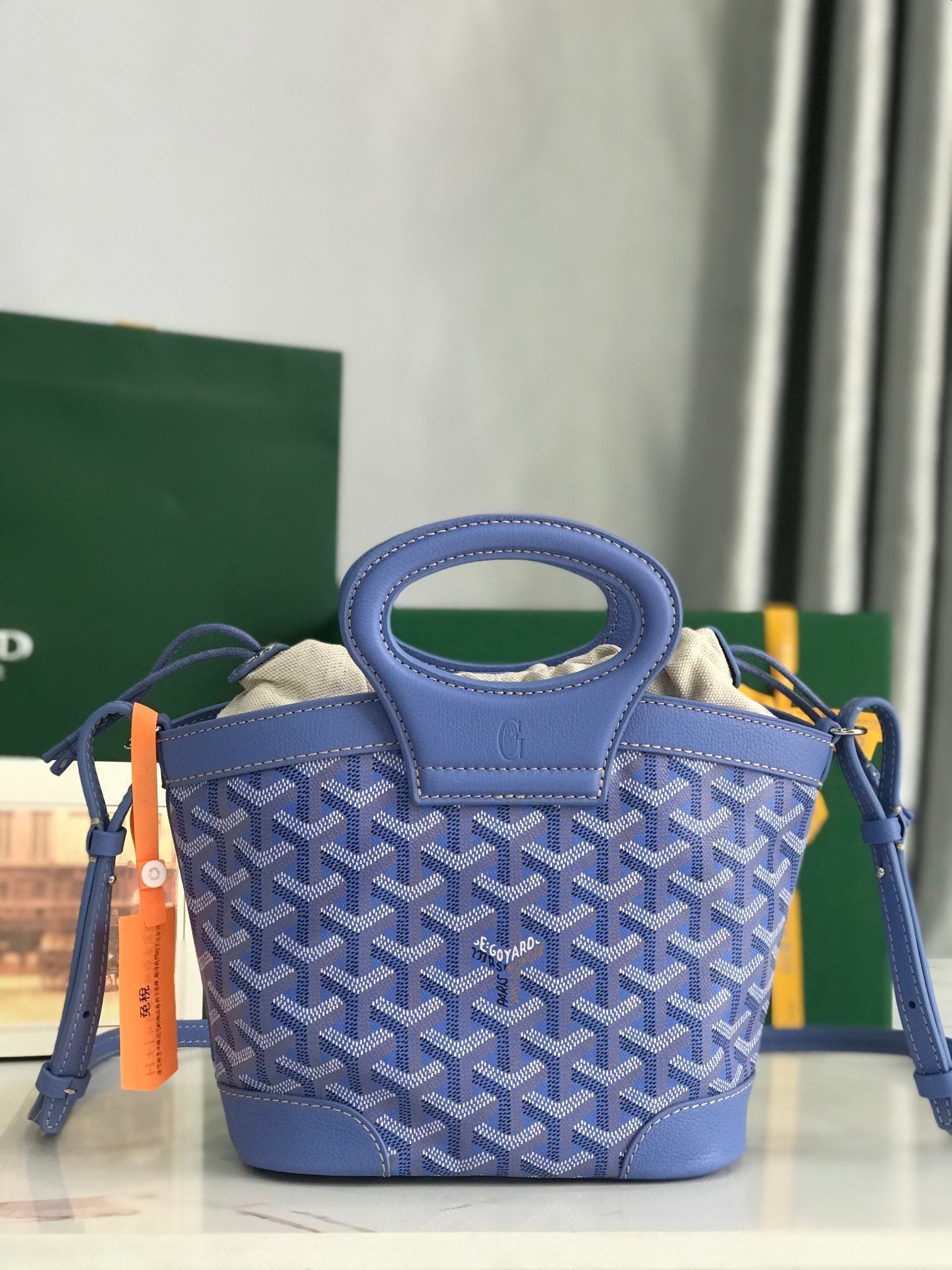 Goyard 2026 Beluga Bag 23cm Canvas Cowhide