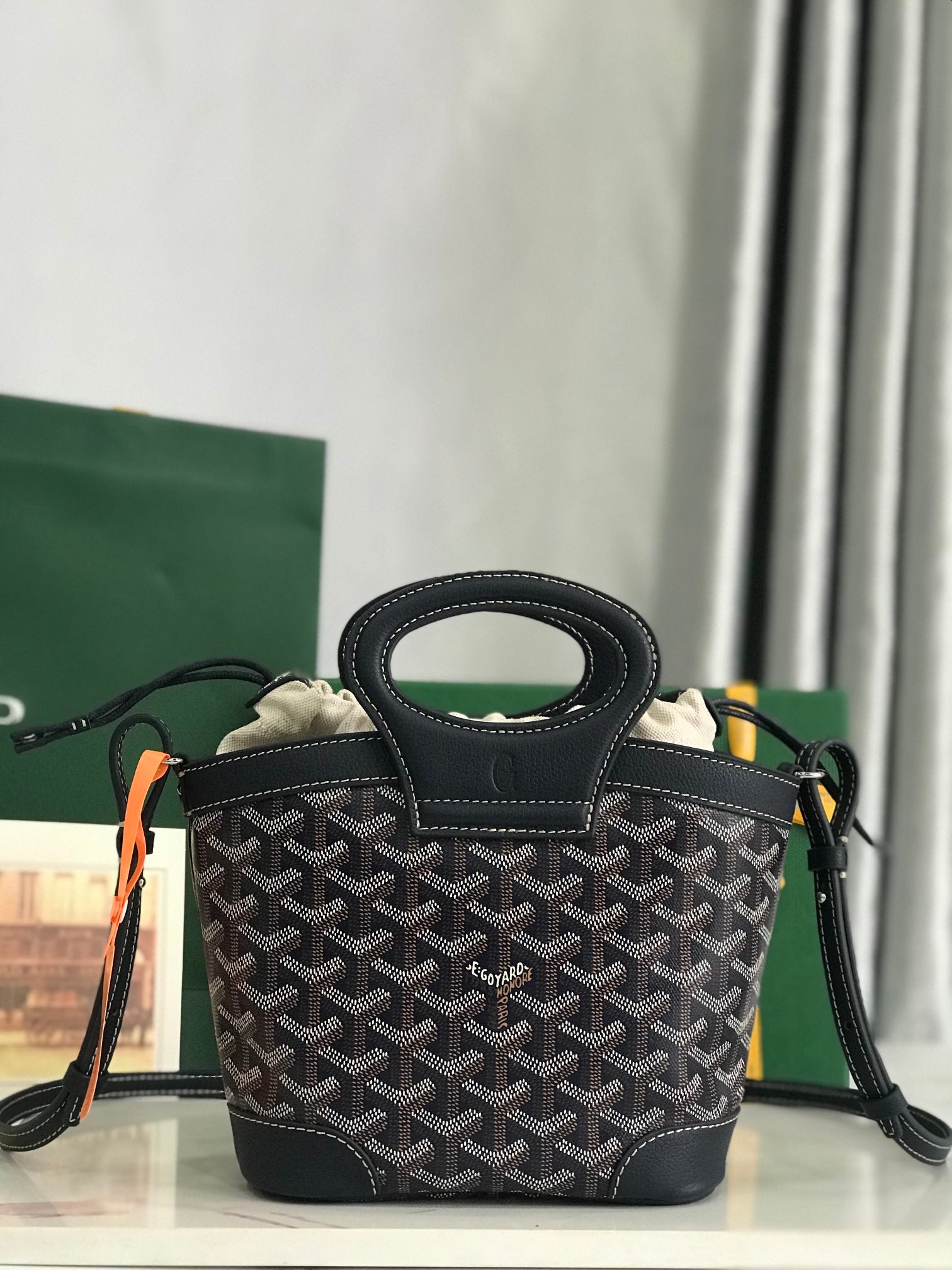Goyard 2026 Beluga Bag 23cm Canvas Cowhide