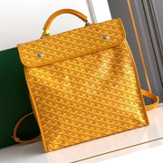 Goyard 2026 Saint Leger Backpack 37cm Canvas Cowhide
