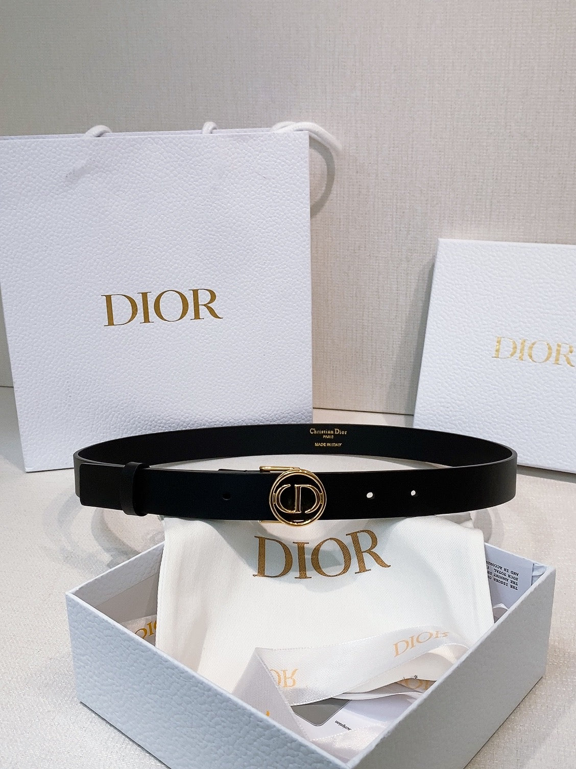 Dior Belt 25mm Smooth Calfskin 191471