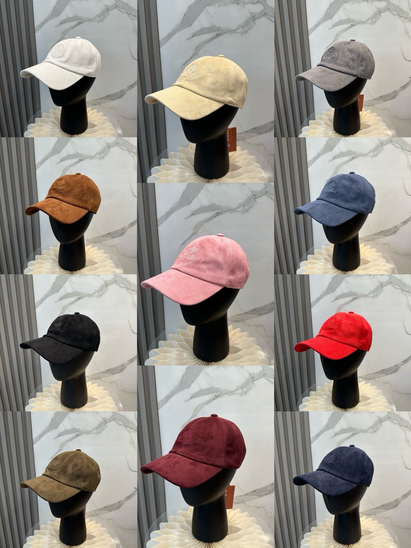 Loro Piana Baseball Cap Suede 323801
