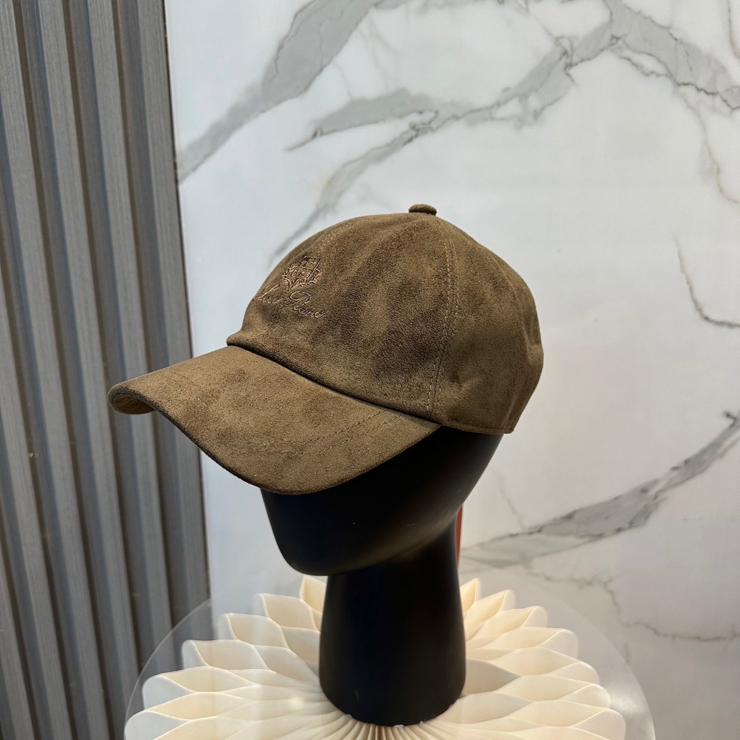 Loro Piana Baseball Cap Suede 323801