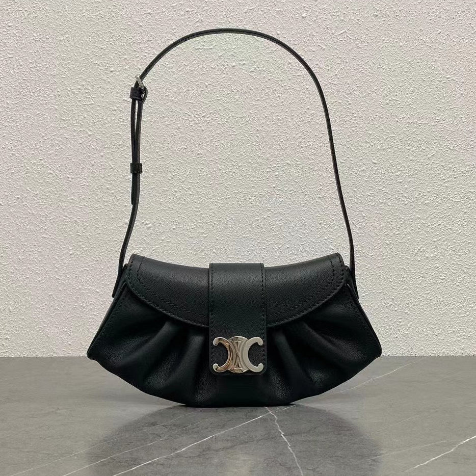 Celine 2026  Teen Polly Bag 29.5cm Sheepskin 283613