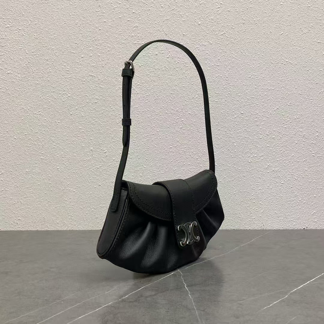 Celine 2026  Teen Polly Bag 29.5cm Sheepskin 283613
