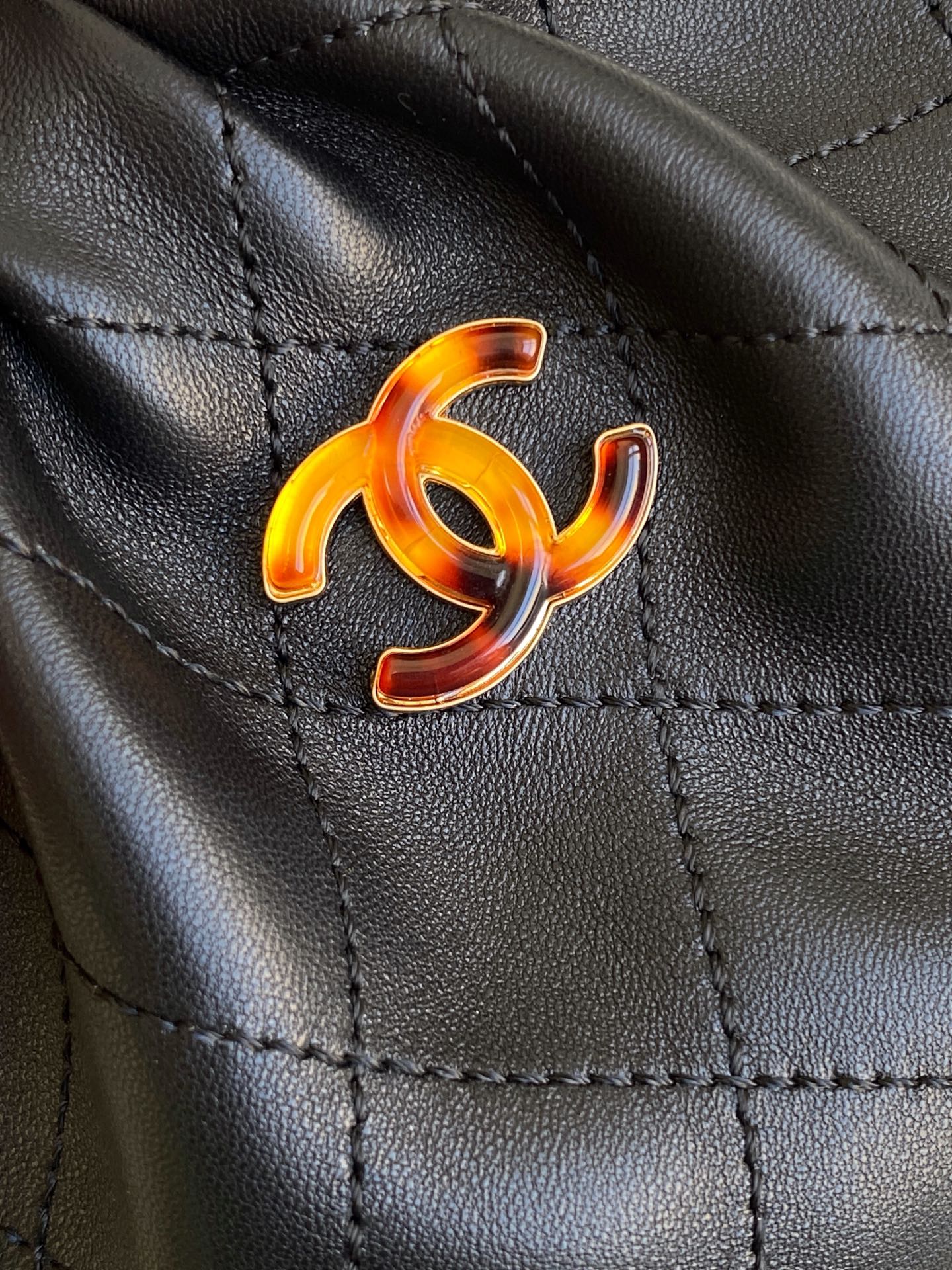 Chanel 2026 Mini Pouch 12cm Tortoiseshell Leather Effect Plexi